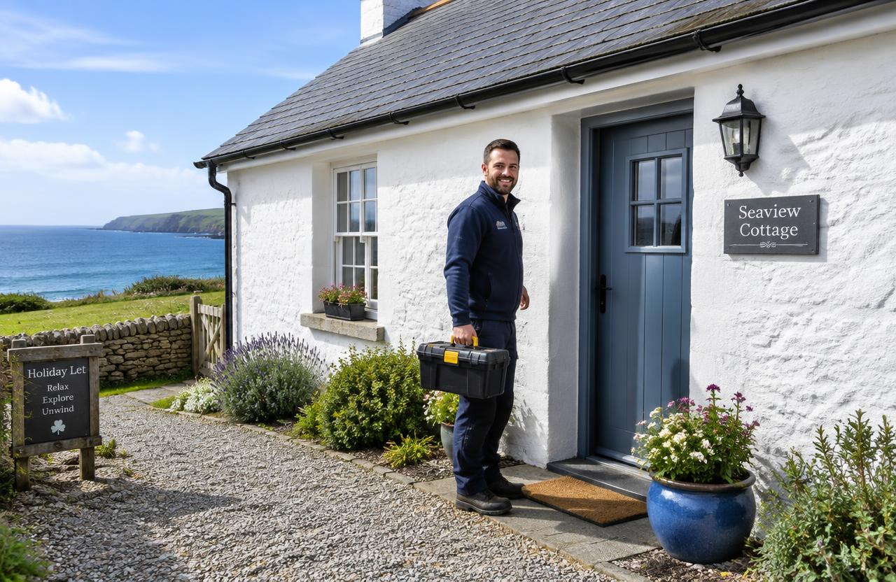 PPMS Direct maintenance visit at an Irish coastal holiday cottage